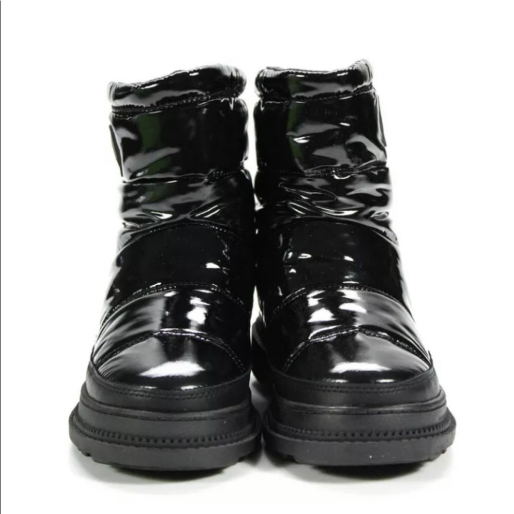 Catherine Malandrino Waterproof Liquid Nylon Black Boots Size 5 NEW IN BOX
